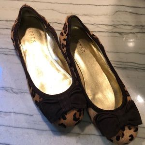 Ralph Lauren leopard flats